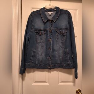 Style & Co Blue Denim Jacket